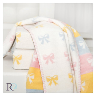 Памучно бебешко одеяло Рибонс