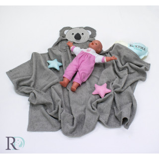 Бебешка хавлиена кърпа с качулка Koala