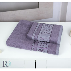 Кърпа за баня от бамбук Purple