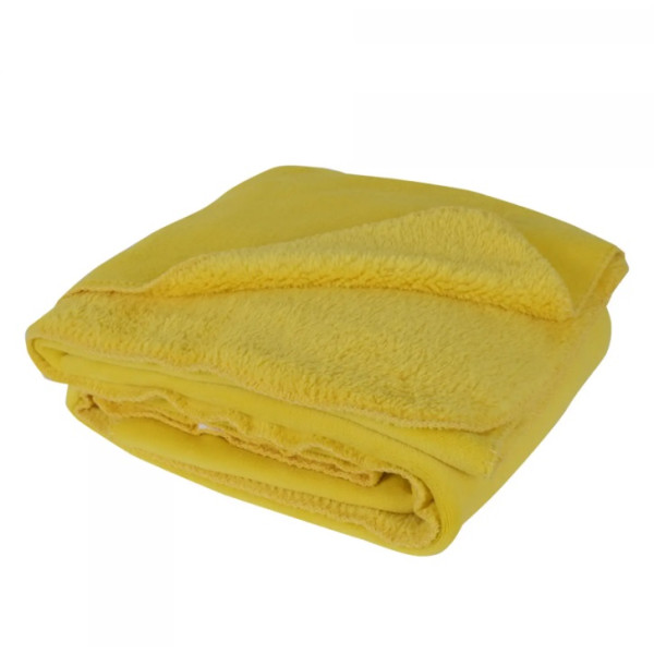 Пухкаво одеяло SHERPA FLAFI - Жълто