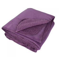 Пухкаво одеяло SHERPA FLAFI - Лилаво