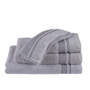Мека кърпа Pure 70х140 см. - Сива 