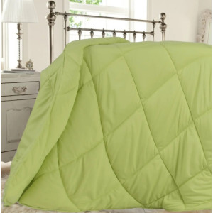 Олекотена завивка Микрофибър 200х210 см. - Зелен