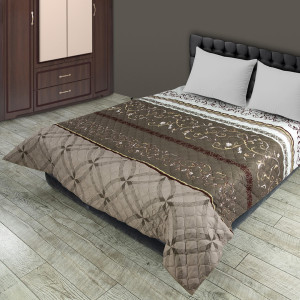 Микрофибърно покривало с две лица Дора