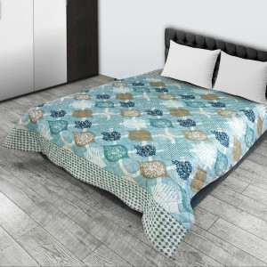 Микрофибърно покривало с две лица Ясен