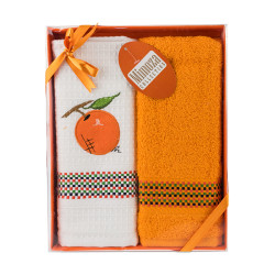 Сет 2 броя хавлиени кърпи Summer orange