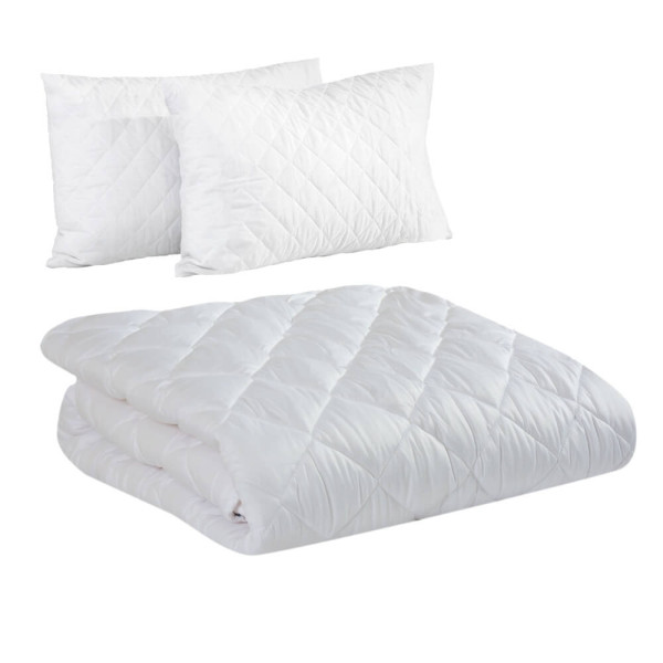 Промо комплект за единично легло - Лятна завивка + възглавници
