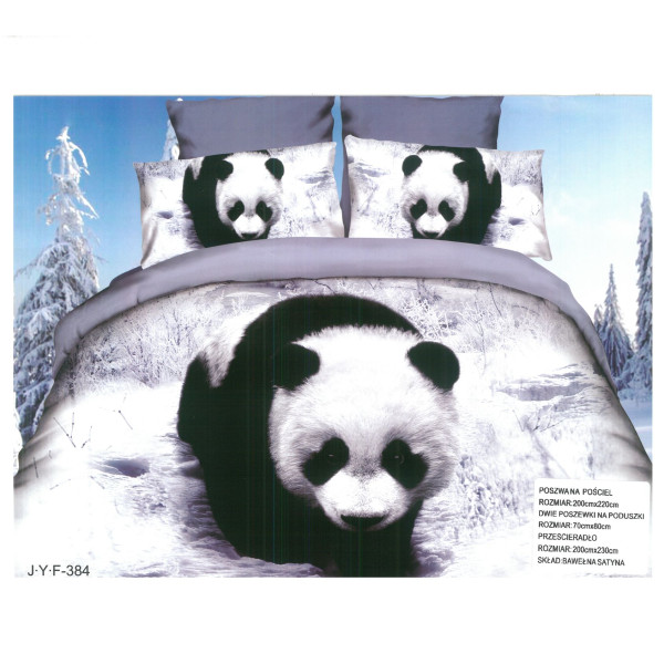 Спален комплект с 3D дизайн Голяма панда