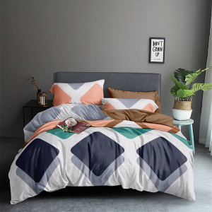 Сатениран спален комплект с 3D десен Jeremy