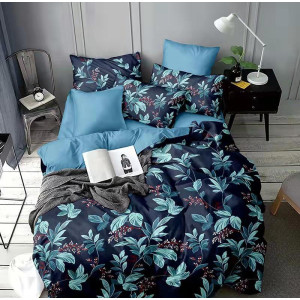 Сатениран спален комплект с 3D десен Tiami