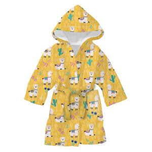 Детски халат за баня Лама