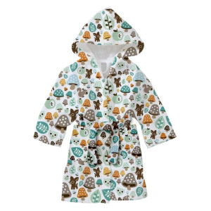 Детски халат за баня Гъби