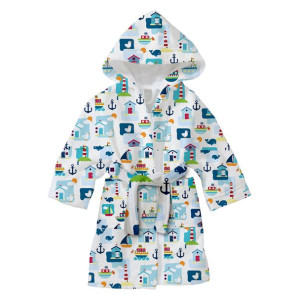 Детски халат за баня Морето