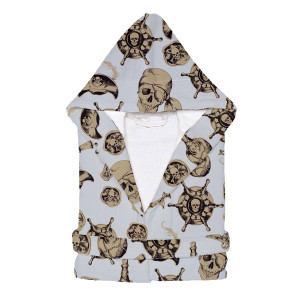 Детски халат с качулка Пират Детски халат с качулка Пират