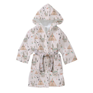 Детски халат с качулка Зайче