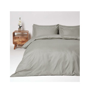 Елегантно спално бельо в сиво - Памучен сатен