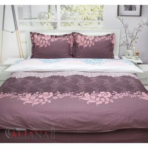 Памучен спален комплект, двоен, Селен