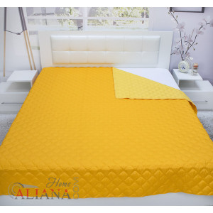 Шалте с две лица в жълто и оранжево