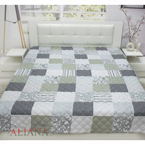 Двулицево шалте от Микрофибър - Цветен квадрат