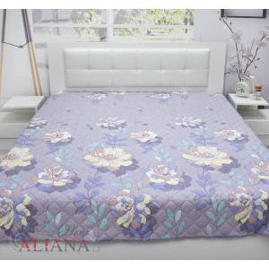 Двулицево шалте от Микрофибър - Розови орнаменти