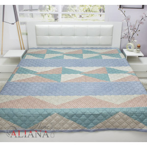 Двулицево шалте от Микрофибър - Триъгълни звезди