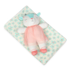 Плюшено бебешко одеяло с играчка Овчица