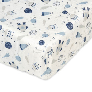 Чаршаф с ластик за бебе Космос