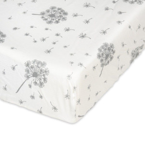 Чаршаф с ластик за бебе Глухарчета