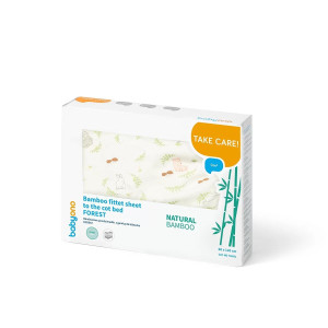 Чаршаф с ластик за бебе от бамбуково трико - Гора