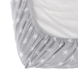Чаршаф с ластик за бебе Звезди