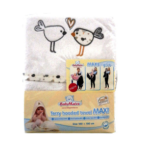 Хавлия за бебе от органичен памук WHITE LUX Хавлия за бебе от органичен памук WHITE LUX