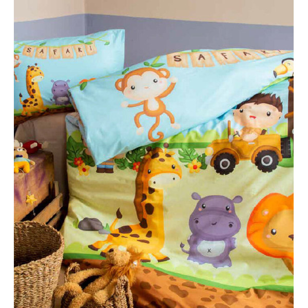 Луксозен бебешки спален комплект - Весела джунгла
