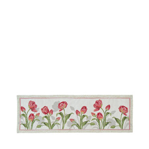 Тишлайфер за маса Червени пролетни цветя 