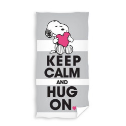 Памучна кърпа за плаж Snoopy Hug