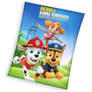 Детско одеяло Paw Patrol Unleashed Полар - 150х200 см.