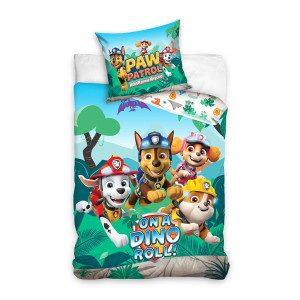 3D Спален комплект от памучен сатен Патрул Лапа