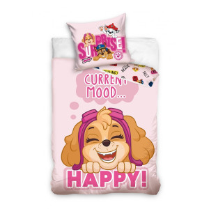 Детски спален комплект в розово - Веселият Патрул Лапа