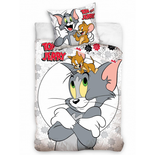 Спален комплект от Памучен сатен Tom and Jerry 2