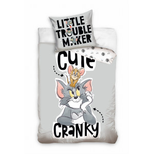 Спален комплект от Памучен сатен Tom and Jerry Спален комплект от Памучен сатен Tom and Jerry