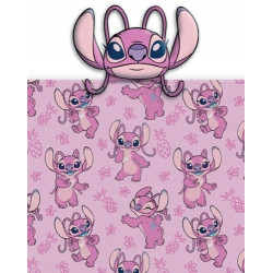 Одеяло Stitch с плюшена възглавница - Розово