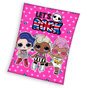 Поларено детско одеяло Лол момичета