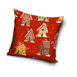 Декоративна възглавница Christmas house 40х40
