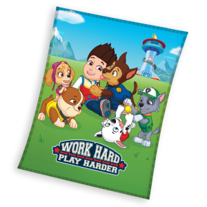 Поларено детско одеяло Пес патрул Игра