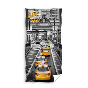 Памучна кърпа за плаж Такси Памучна кърпа за плаж Такси