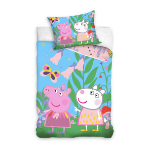 Памучен детски спален комплект Пепа Пиг