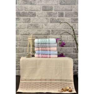 Комплект от 6 броя хавлиени кърпи 50/90 - MILA