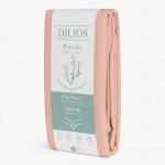 Долен чаршаф от перкал Праскова - 150х275 см.