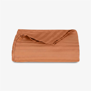 Долен чаршаф Seviliya Satin Stripe – Orange 220×240 см.