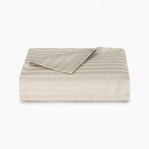 Долен чаршаф Seviliya Satin Stripe – Sand Grey 150×260 см.