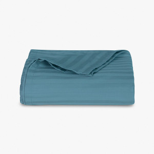 Долен чаршаф Seviliya Satin Stripe – Blue 150×260 см.